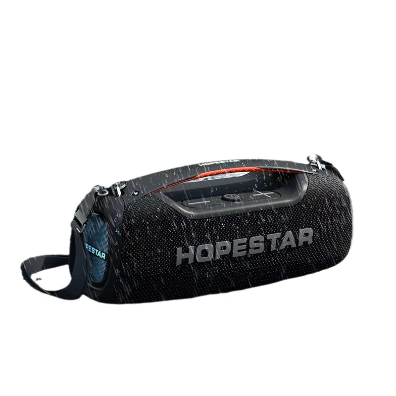 Hopestar Speaker  100W Subwoofer Speaker High Quality Loud Portable Audio Player A60  Connectivity Home Microphone