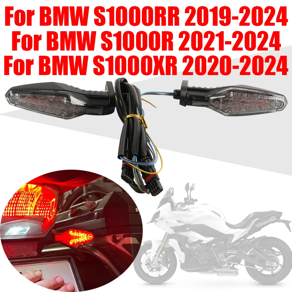 

For BMW S1000XR S1000RR S1000R S1000 XR S 1000 XR RR R Accessories LED Turn Signal Brake Light Flashing Directional Indicator