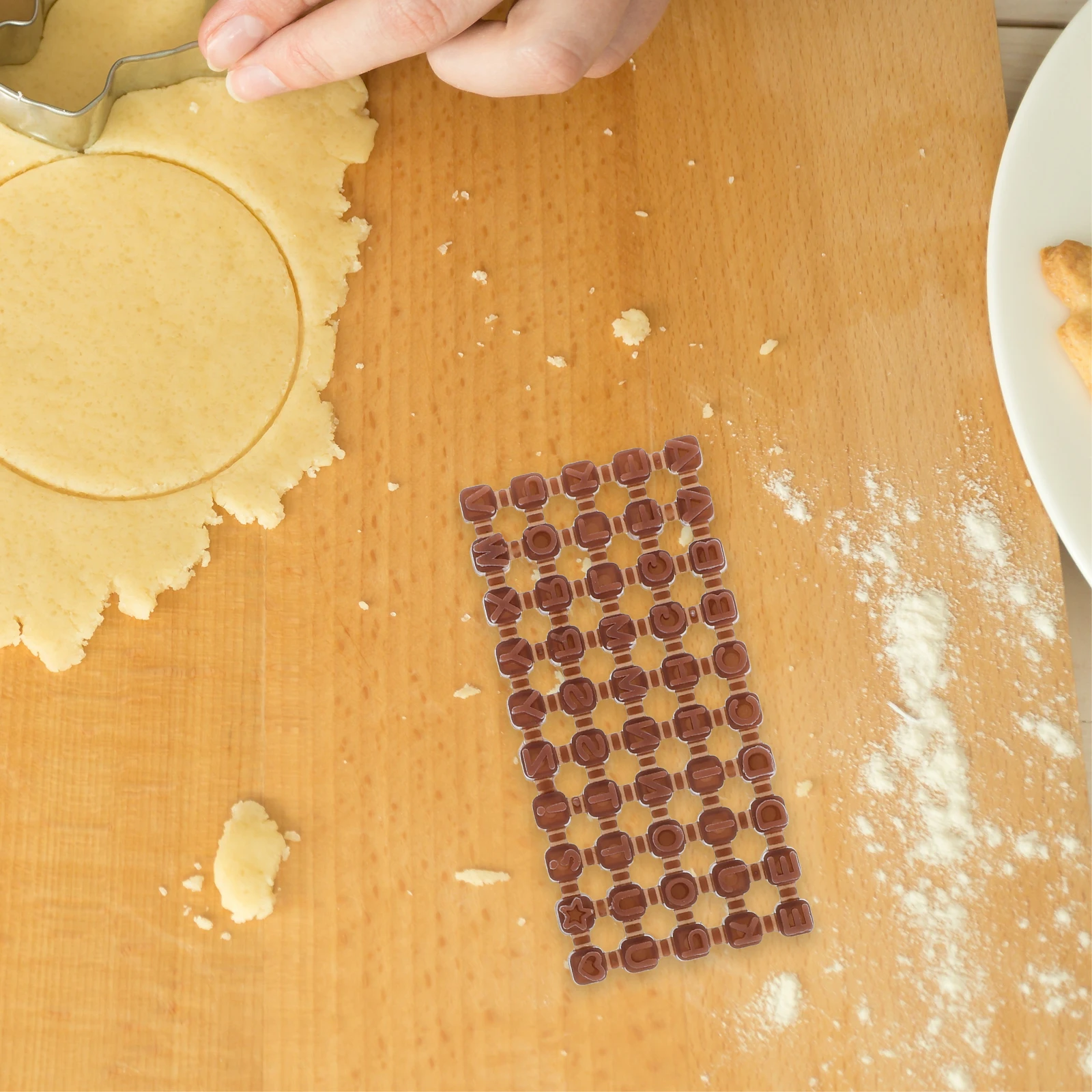 

2 set Mini Alphabet Letter Stamps For Polymer Clay Diy Crafts Molds Numbers Stars Hearts Exclamation Marks Tools Cookie Fondant