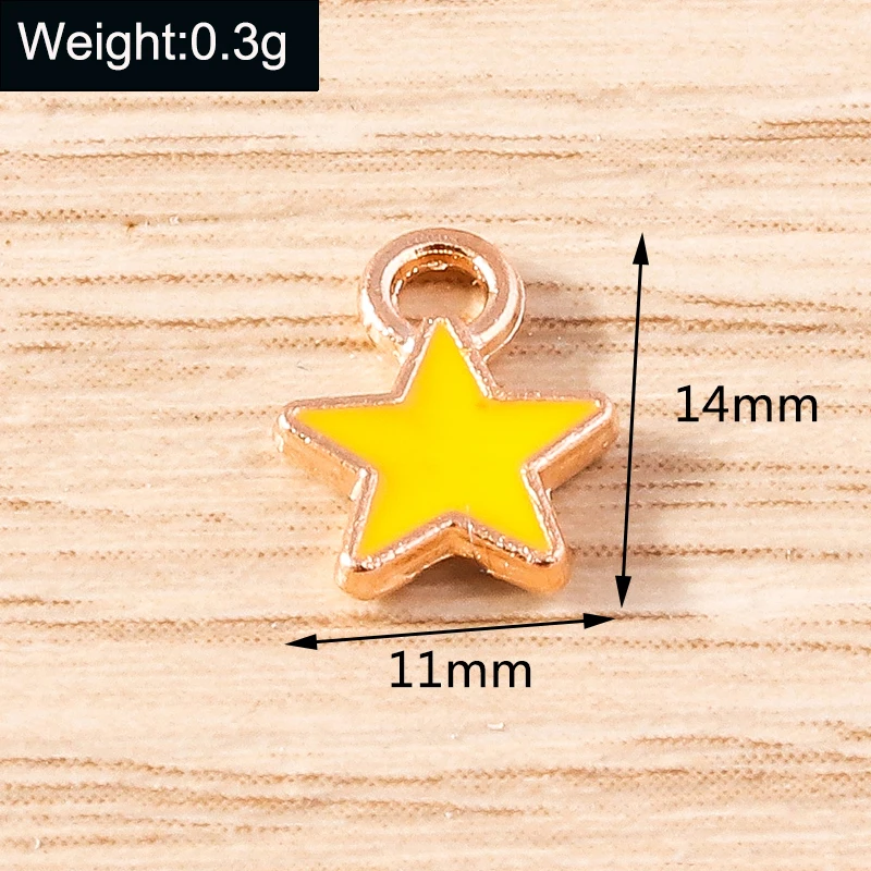 30 stücke 9x9mm süße kleine Emaille Liebe Herz Charms Anhänger für Schmuck machen Tropfen Ohrringe Halsketten Armband DIY Bastel bedarf – Detail 19