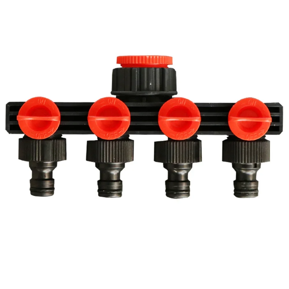 

Reliable 4 Way Water Diverter Connector For Garden Hose Provides Optimal Water Flow To Multiple Hoses Or Nozzles