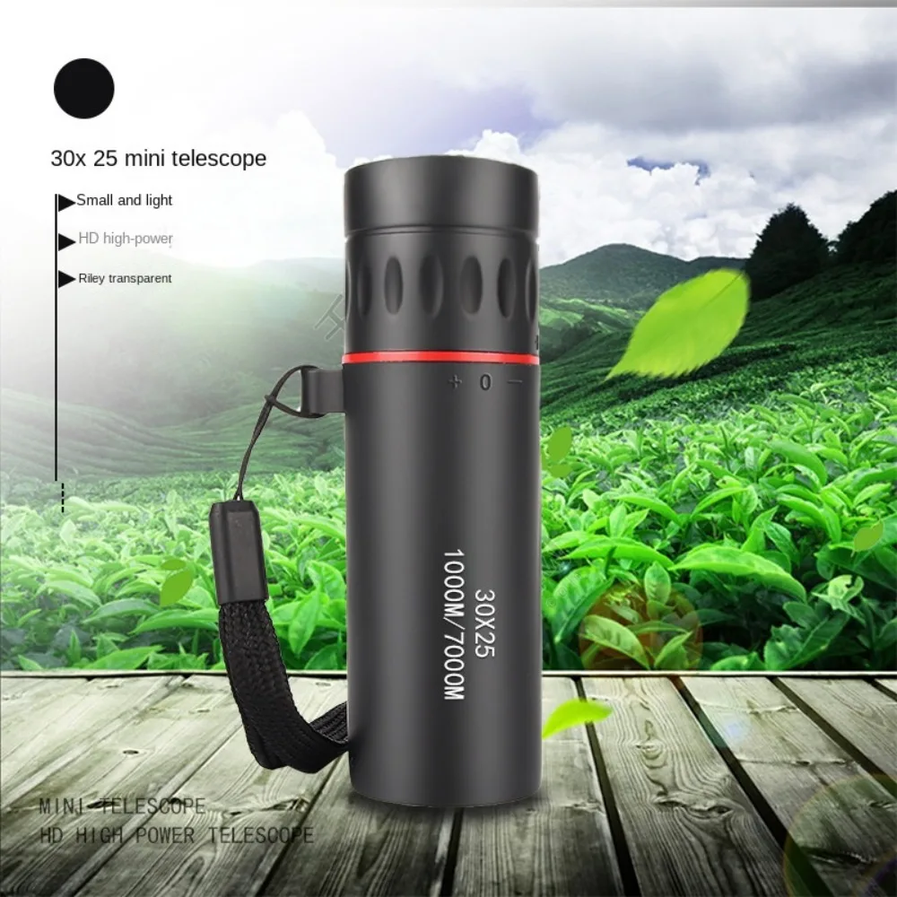 For Outdoor Camping Hiking Waterproof Portable 8X Scope Mini Telescope Monocular Telescope High Magnification High Definition