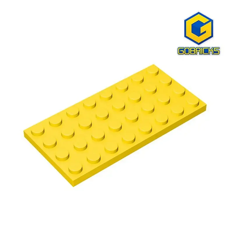 Gobricks GDS-521 Plate 4 x 8 compatible with lego 3035 pieces of children\'s DIY Building Blocks Technicalal