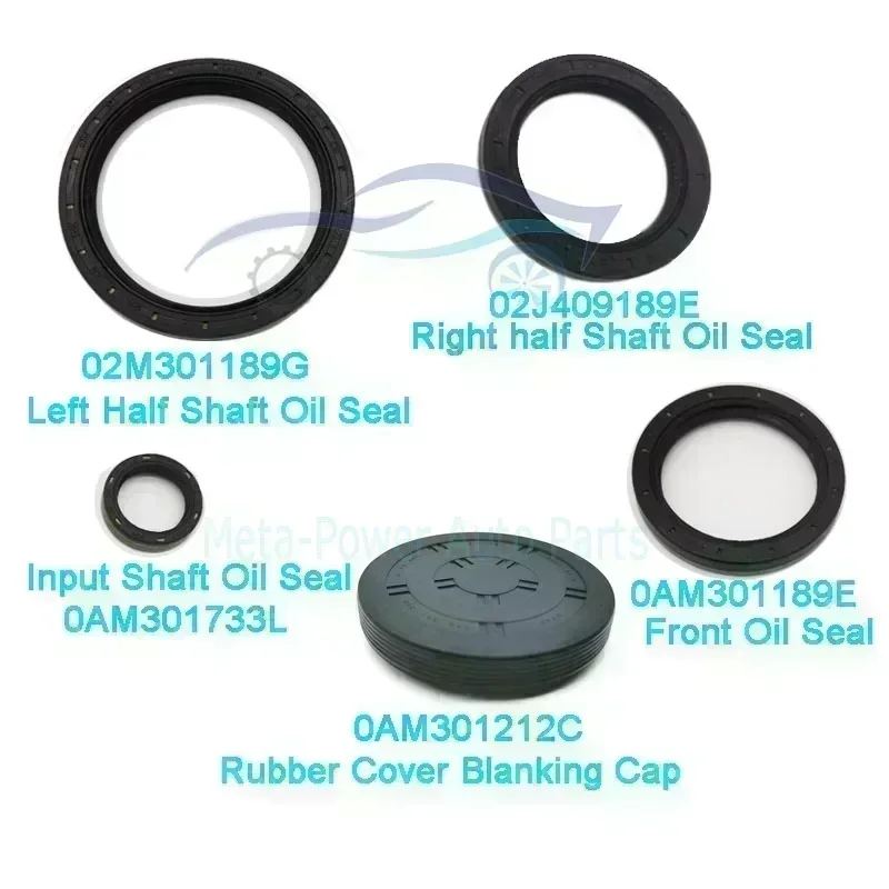 0AM DSG DQ200 Auto Transmissie As Oliekeerringen Pusher Rod Oliekeerringen Rubberen Cover Blanking Cap Voor VW Skoda Audi SEAT BEETLE OAM