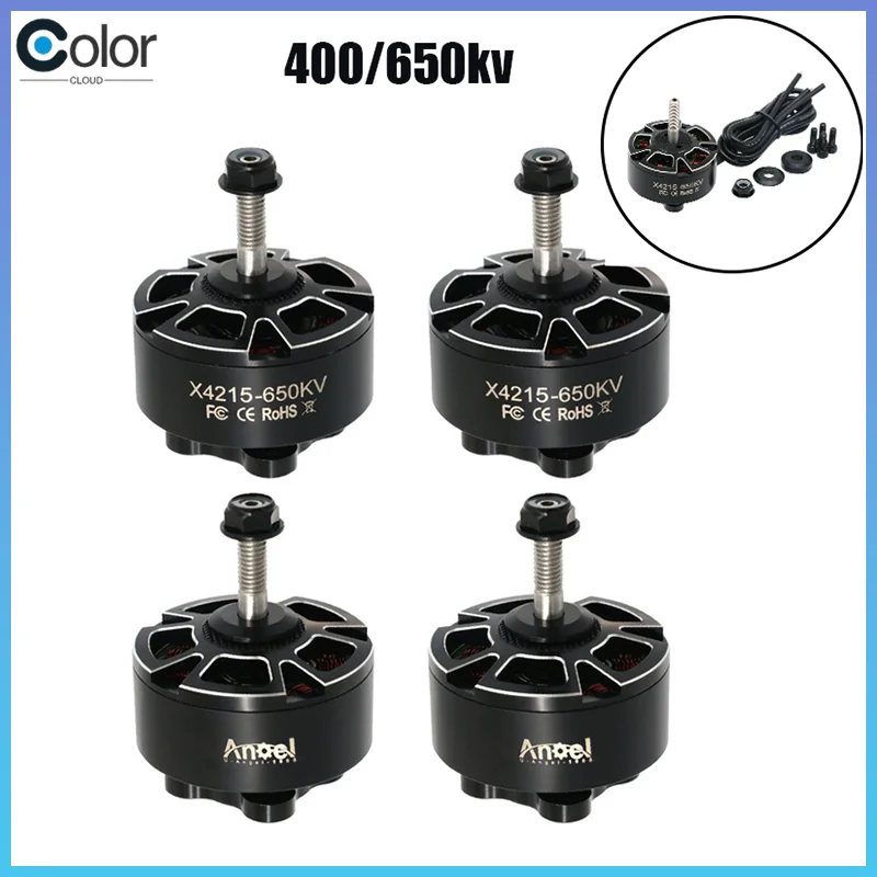 

1pcs/Lot Uangel 4115 X4115 400kv / 650kv 3-8s Brushless Motor Compatible 13/15/16inch Propeller For Fpv Rc Racing Drone Parts