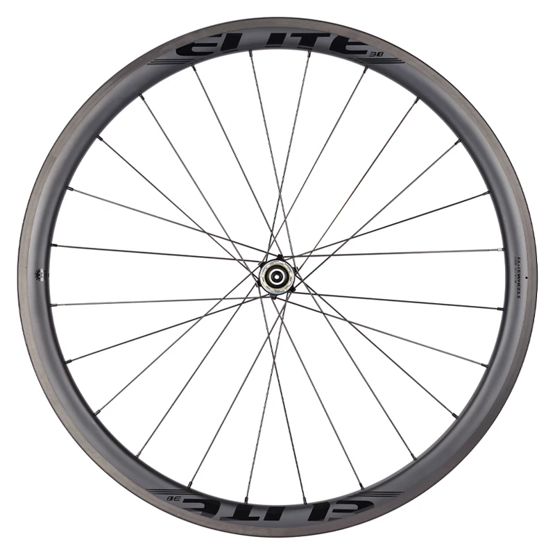 AliExpress ELITEWHEELS ELITEWEELS 1282g Ultralight Road Bike Carbon Fiber Wheelset Tubeless Rims BITEX Straight Pull Hubs