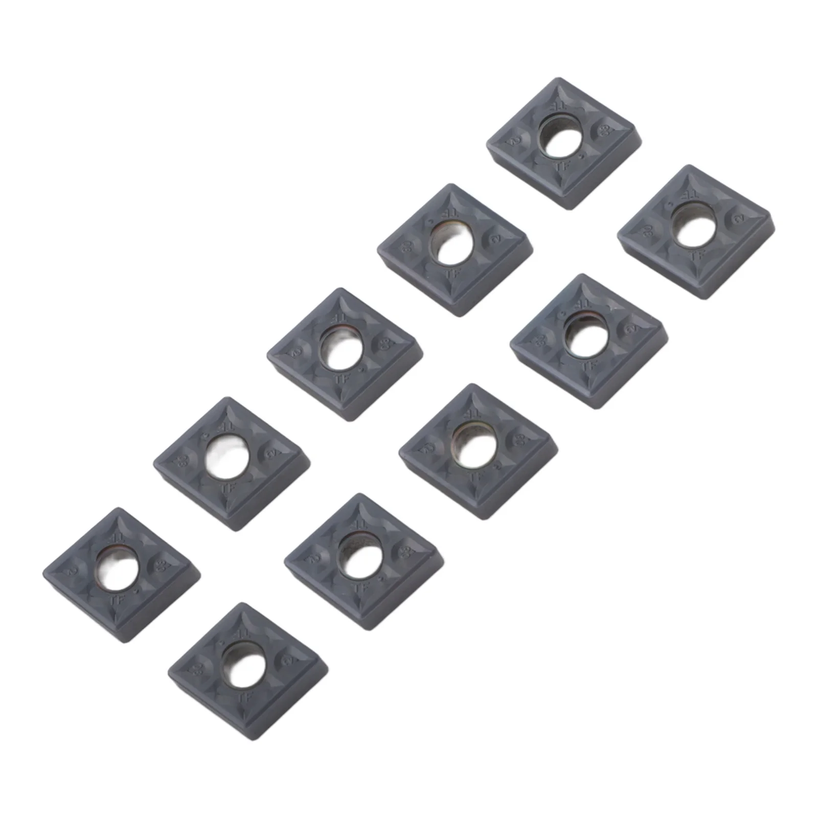 10 Pack CNMG120408 TF CNC Inserts Perfect for Internal Turning Strong Grip and Resistance for Better Machining Efficiency