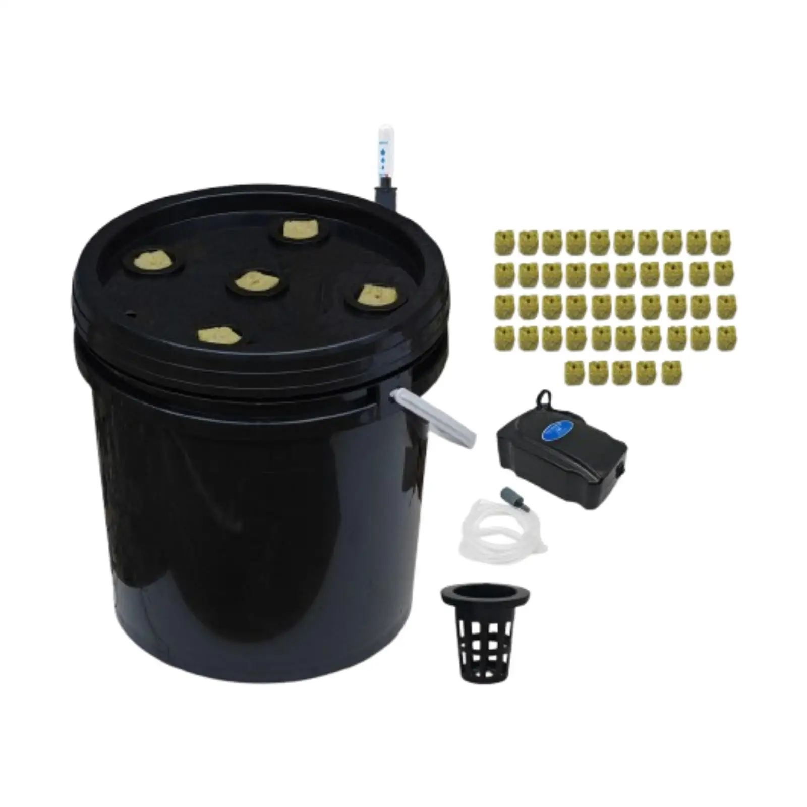 Hydroponic System Kit for Indoor And Outdoor Gardening with Buckets And Nest Baskets