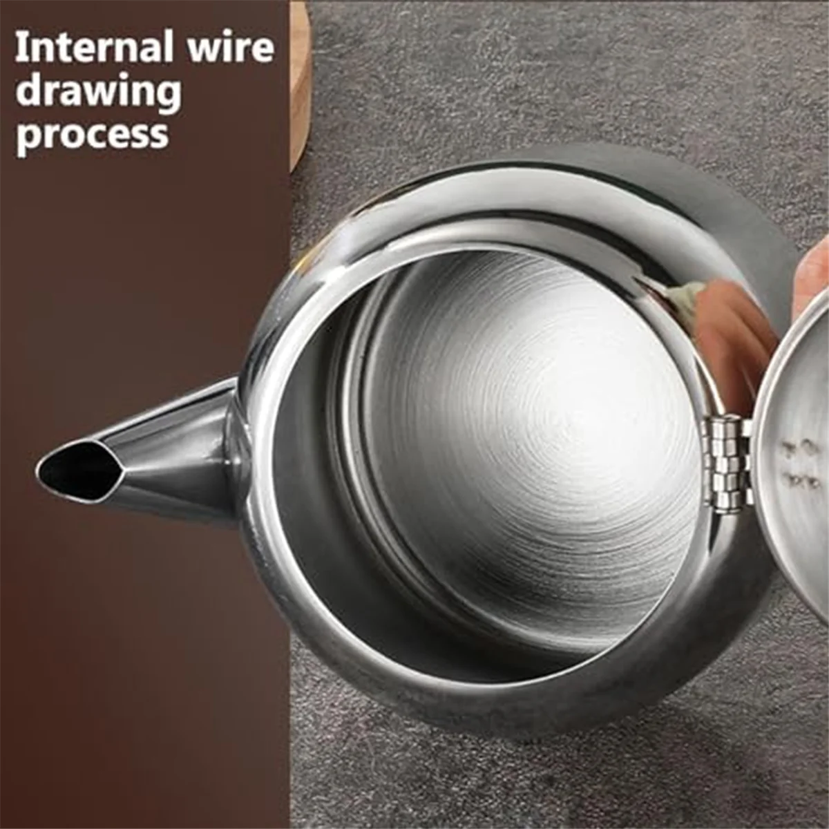 

Перколятор, кофейник, чайник из нержавеющей стали, 20 унций, металлический чайник с защитой от разлива и коротким прямым носиком, кувшин для холодной воды, кофейный чайник