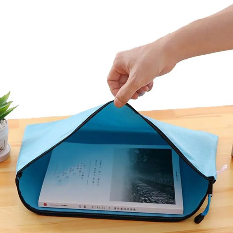 A4 1PCS/2PCS Large Capacity Waterproof Document Bag Student Office Stationery