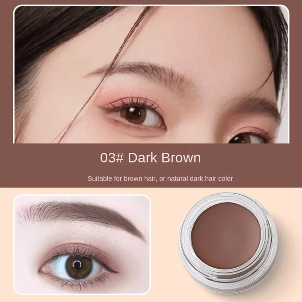 Nieuwe 4-kleuren wenkbrauwcrème Langdurig sneldrogend cosmetisch gereedschap Gemakkelijk aan te brengen Multifunctioneel gebruik Eye Brow Makeup Tool