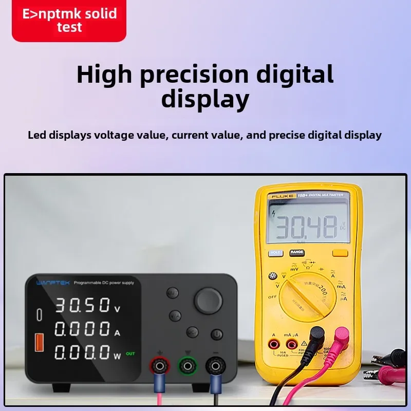 220V Linear Power Supply 5A 60V, Adjustable Stable DC Voltage Regulator for Repairing Mobiles and Laptops