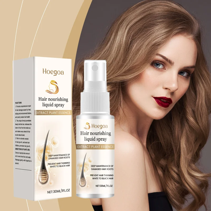 

Hair Nourishing Spray - Lightweight Treatment To Smooth Frizz & Enhance Shine For Soft, Healthy Looking Hair