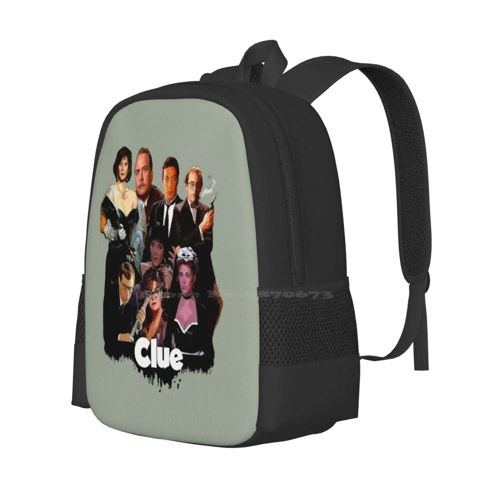 Copy Of Its Not Just A Game Anymore Hot Sale Schoolbag Backpack Fashion Bags Clue Movie Tim Curry Mrs Peacock Wadsworth