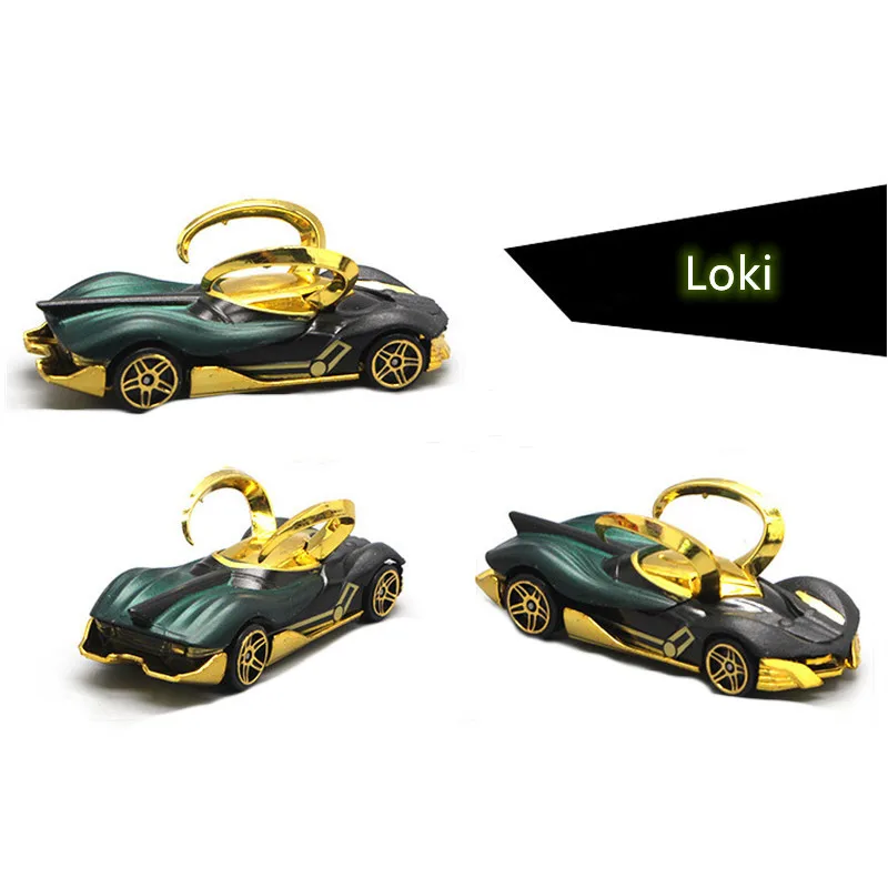 Disney Avengers Alloy Car America Captain Hulk Iron Man Spiderman Racing Model Funny Pull-back Vehicle Toy for Boys Gift Toys