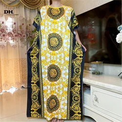 2022 New Women Abaya Dubai Turkey  Pareos Dress Over Size Autumn Boho Dress Tunic For Beach Sarong  Arab Islamic Clothing Kimono