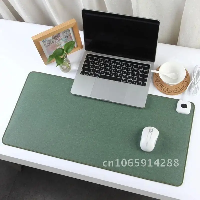 Electric Heat Mouse Pad Table Mat Display Temperature Heating Mouse Pad Keep Warm Hand For Office Computer Desk Keyboard Winter