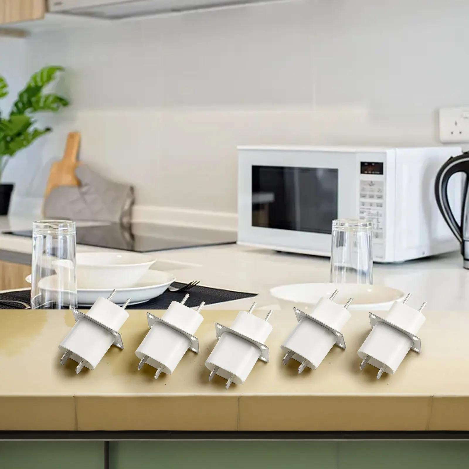 For Galanz For Haier Magnetron Filament Socket 4 Pin Power Socket Reliable Performance Secure Electrical Connection