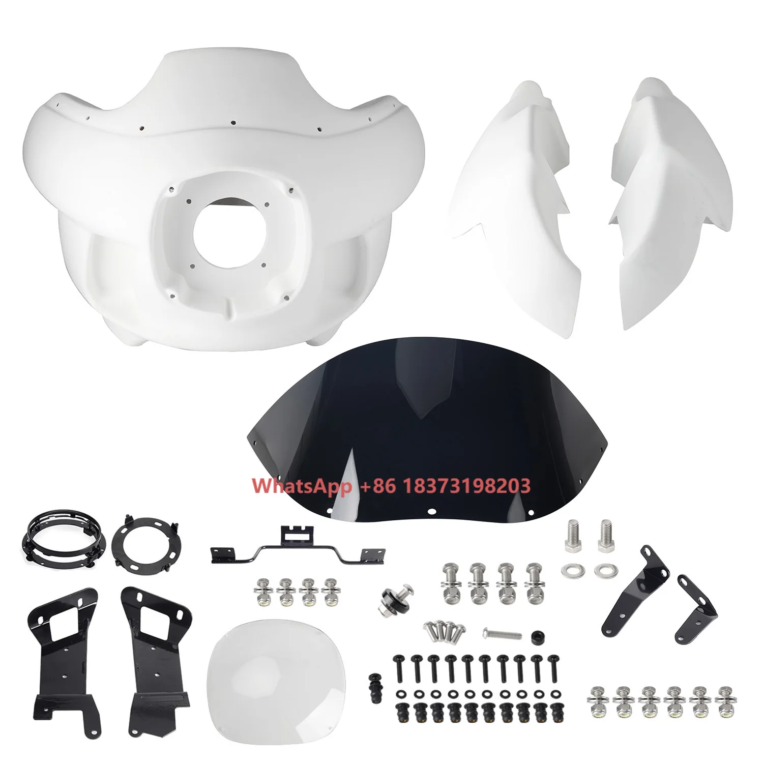 

Upper and Lower Fairing With Smoke Windshield for Harley Fat Bob 114 FXFBS 2018-2023