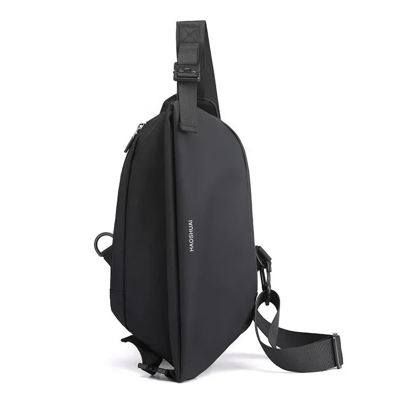 Mannen Nylon Enkele Schouder Rugzak Rugzak Knapzak Tassen Waterdichte Mannelijke Mode Cross Body Sling Messenger Borst Pak Tas