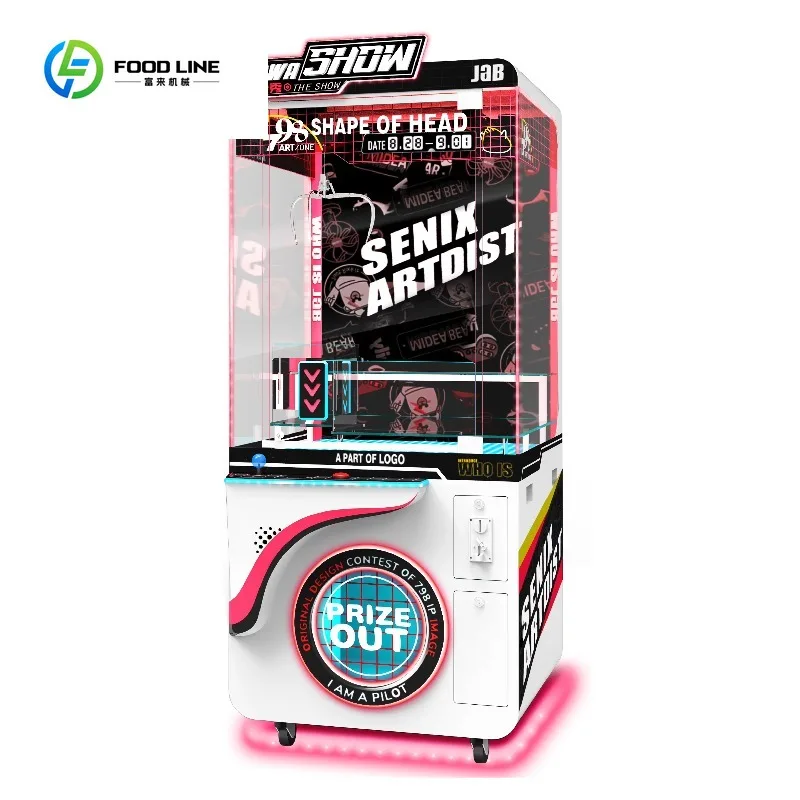 

Индивидуальная горячая распродажа, высококачественная игрушечная машина с краном, машина с когтями, толкатель для монет, коммерческий бизнес