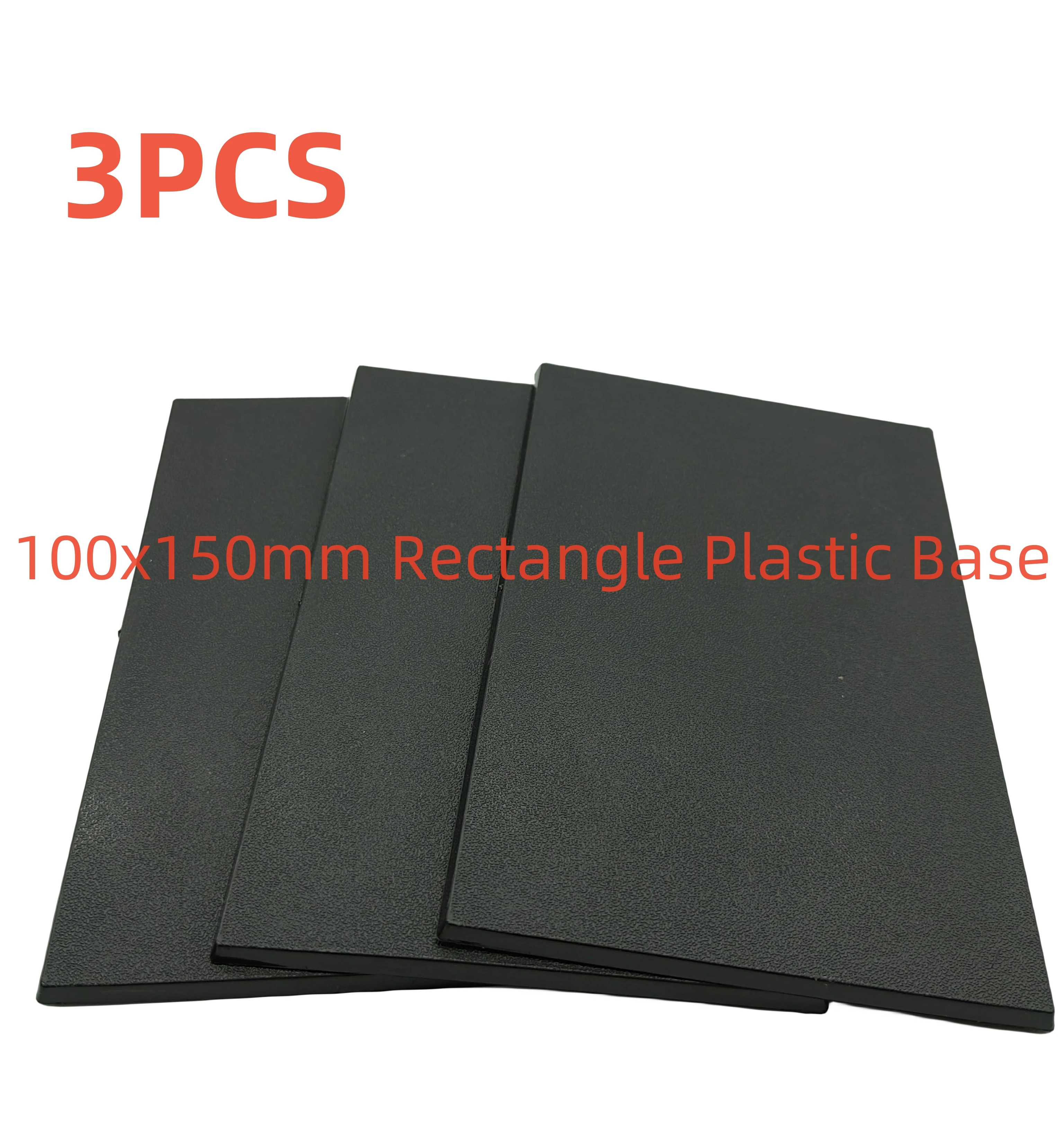 100x150mm Rectangle Plastic Bases for Miniature Models