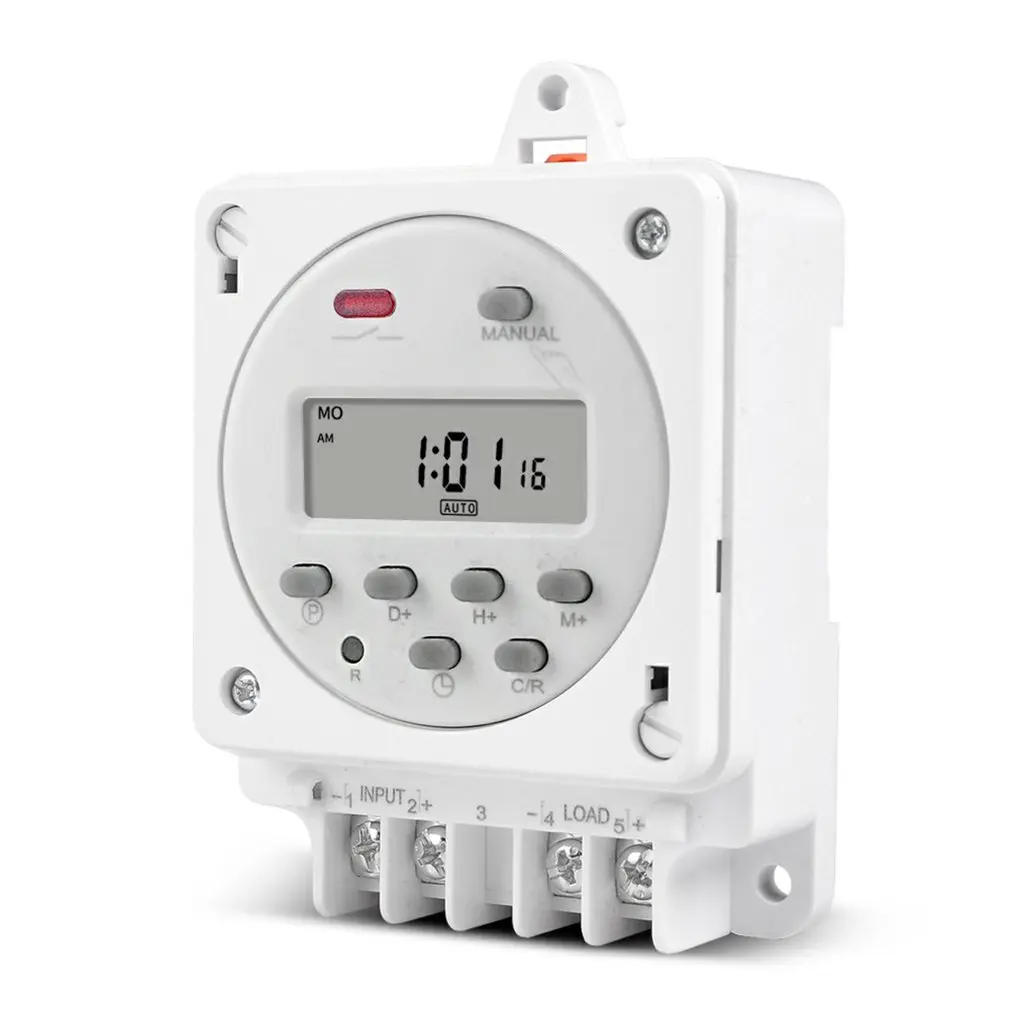 CN101E Series Timer Switch With Mounting Base Time-controlled No Loose Part Built-in Battery 40HMA Switch Dropshipping Wholesale