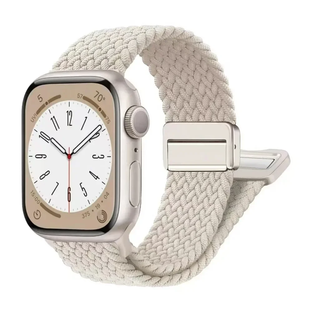 Braided Nylon Strap For Apple watch Band Ultra 2 49mm 44mm 45mm 42mm 46mm 40mm 41mm Bracelet iWatch Series 10 9 8 7 6 3 SE2 Band