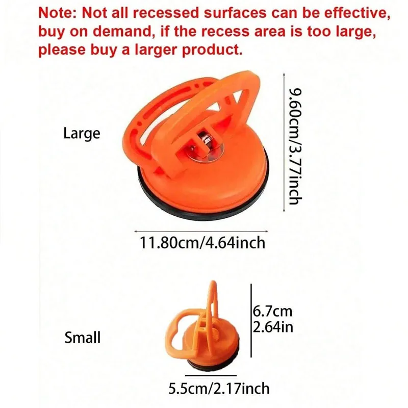 3pcs Alat Penghilang Penyok Mobil, Alat Penghilang Penyok yang Kuat, Digunakan untuk Kit dan Penyok Bodi Mobil, Kaca, Ubin, dan Cermin, Perbaikan Penyok Tanpa Cat