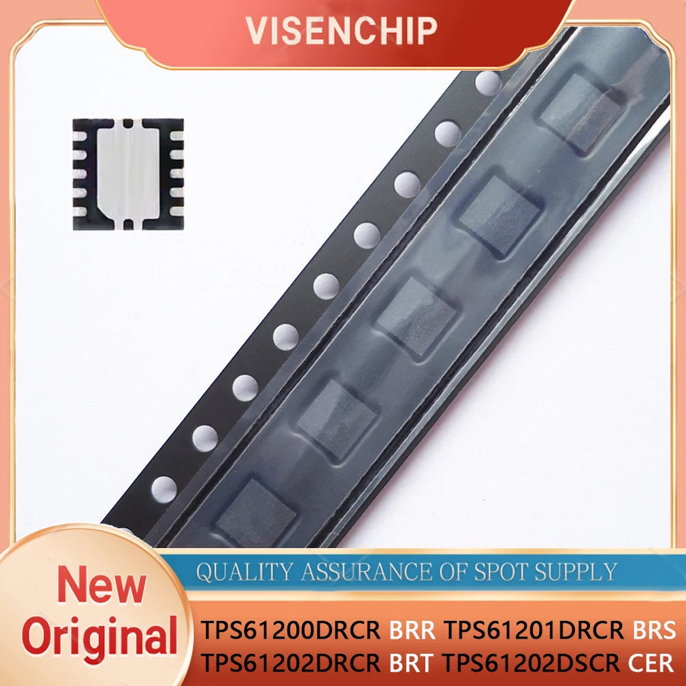 5 قطع جديد TPS61200DRCR TPS61200 BRR TPS61201DRCR TPS61201 BRS TPS61202DRCR TPS61202 BRT TPS61202DSCR TPS61202 CER QFN-10
