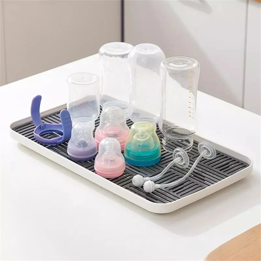 Tray Durable Non-slip Grey Trend Blue Best Seller Practical Home Accessories Storage Tray Double Layer Drain Tray Stylish Design