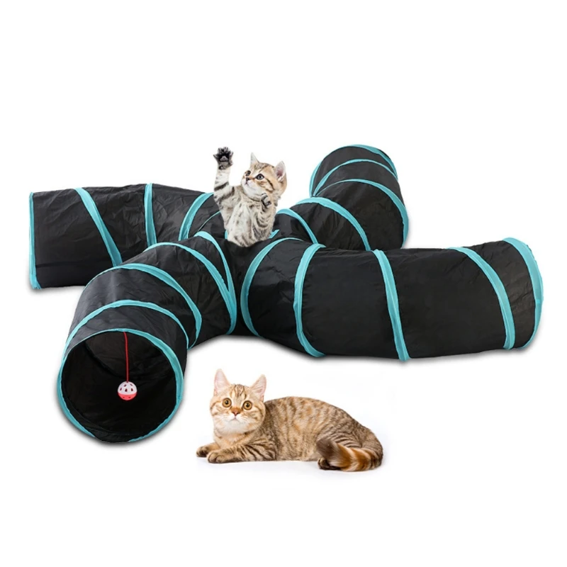 for Cat Foldable Tunnel Peek Hole Kitten Firn&Scratch Resistant Pet Supplie Drop shipping