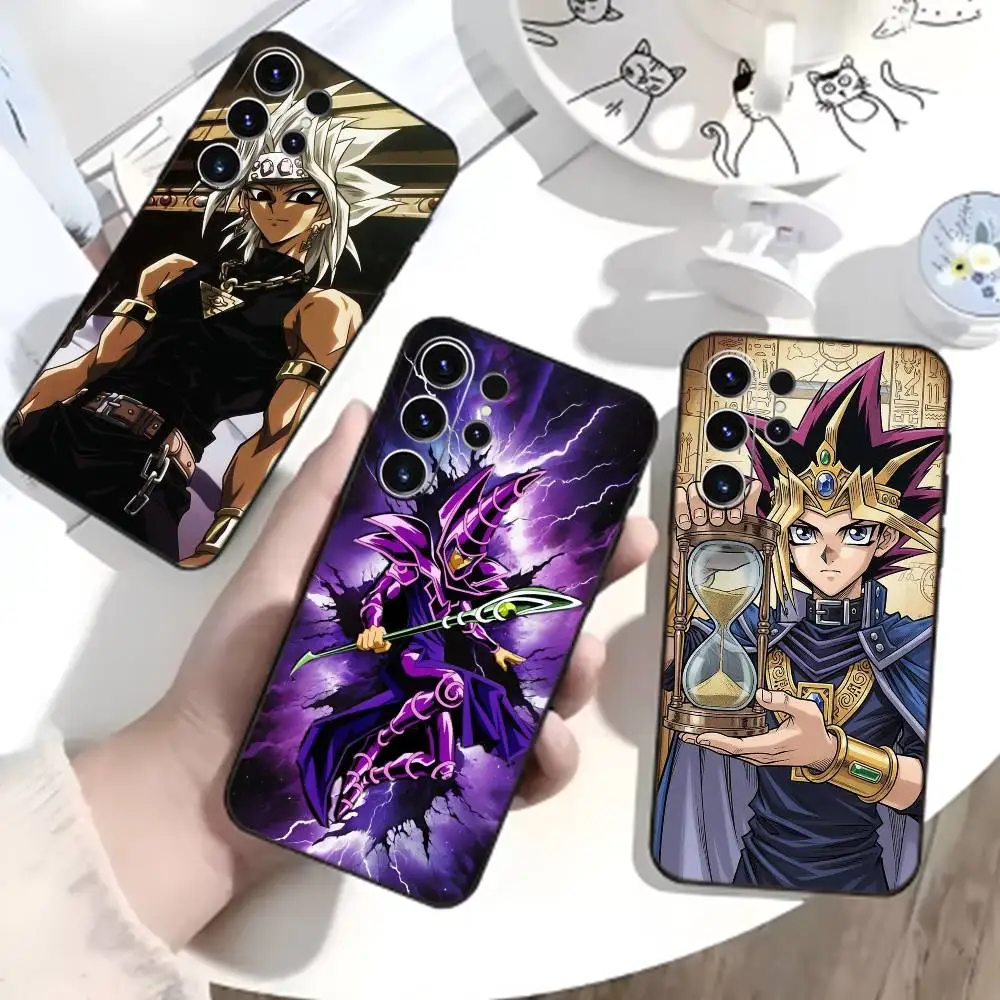 

Dark Magician-White Dragon Phone Case For Samsung S26,S25,S24,S23,S22,S21,S20,Ultra,Plus,FE Black Soft Cover