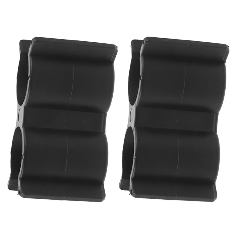 

2pcs Plastic Double Pipe Clamps Marine Pipe Connector For Yacht Rv Boat Trailer Tube Clamp Fittings Shelf Link Fasteners