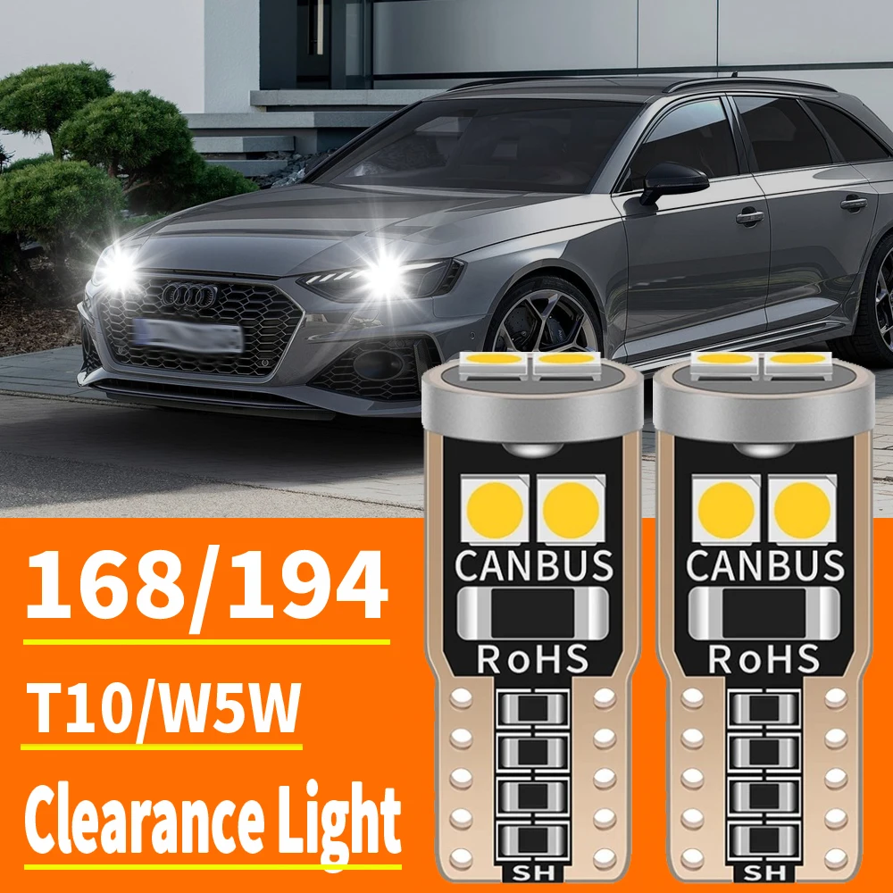 2pcs LED Clearance Light Parking Bulb Lamp W5W T10 194 Canbus For Smart Fortwo MK1 450 MK2 451 MK3 453 Forfour 454 Roadster 452