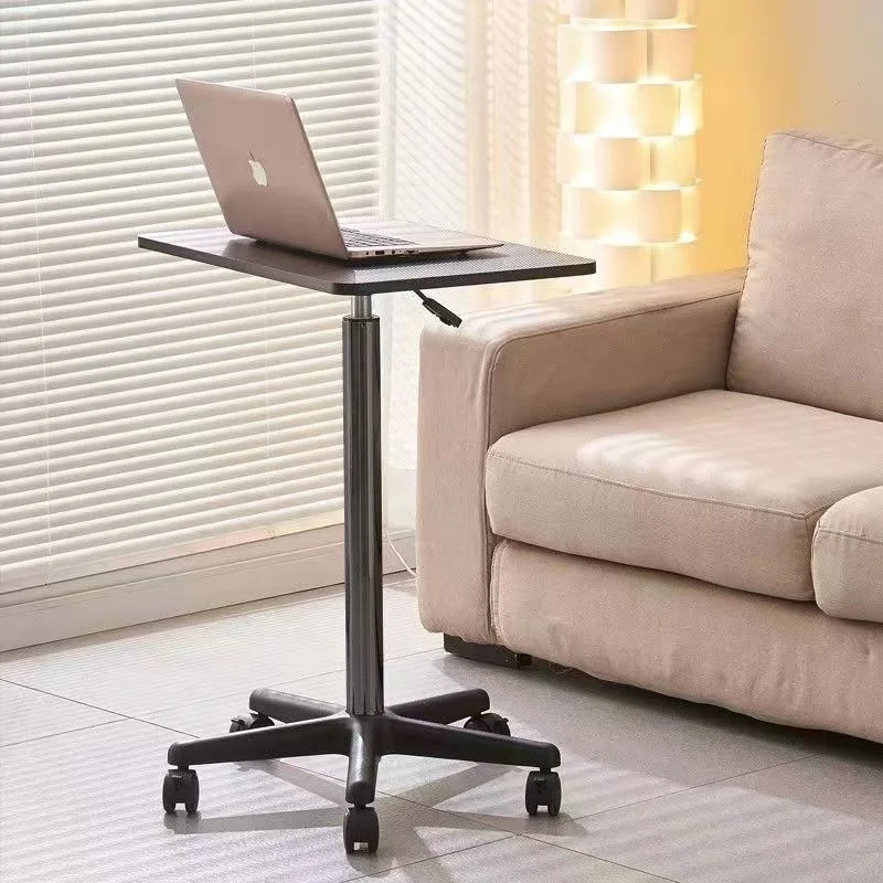 Lifting small coffee table living room sofa rock slab side table mobile small table balcony side table household writing table