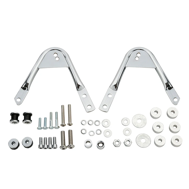 Motorcycle Detachable Two Up Luggage Rack Docking Hardware Kit For Harley Touring FL Road Glide Road King Street Glide 1997-2008