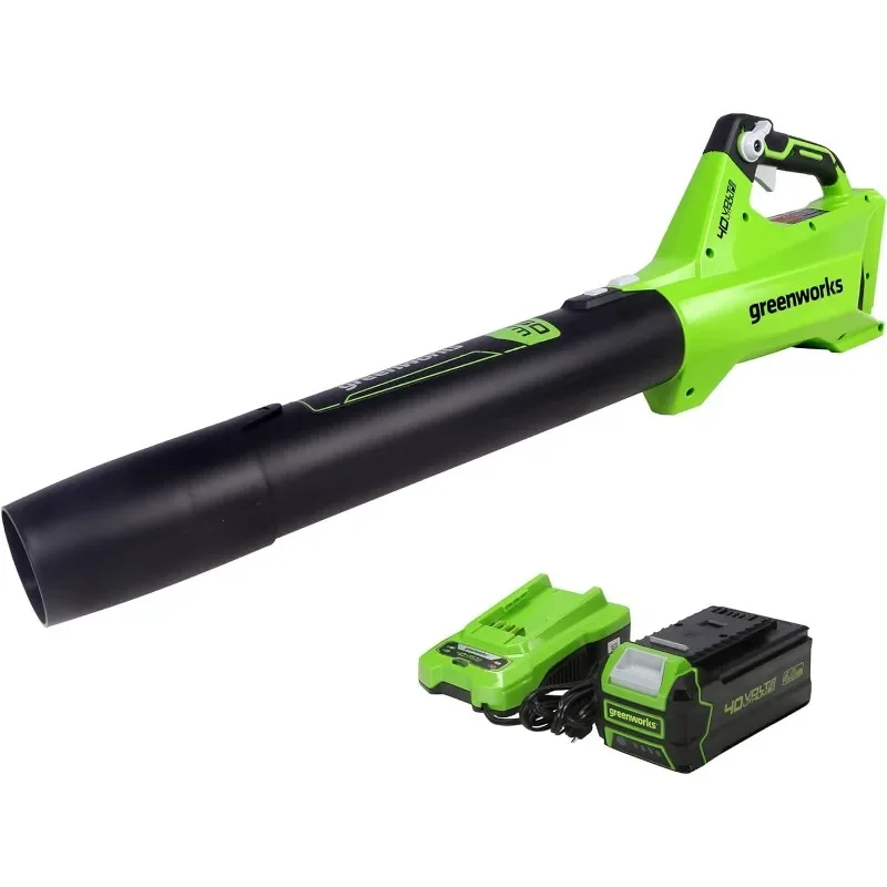 

Greenworks 40V (120 MPH / 450 CFM) Axial Blower, 4.0Ah USB Battery (USB Hub) and Charger Included