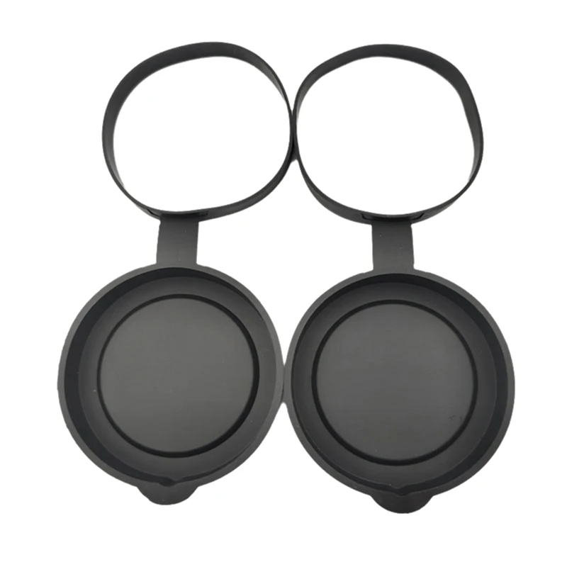 KEKA 2 pièces jumelles protection en caoutchouc objectif lentille capuchon binoculaire meilleur protéger