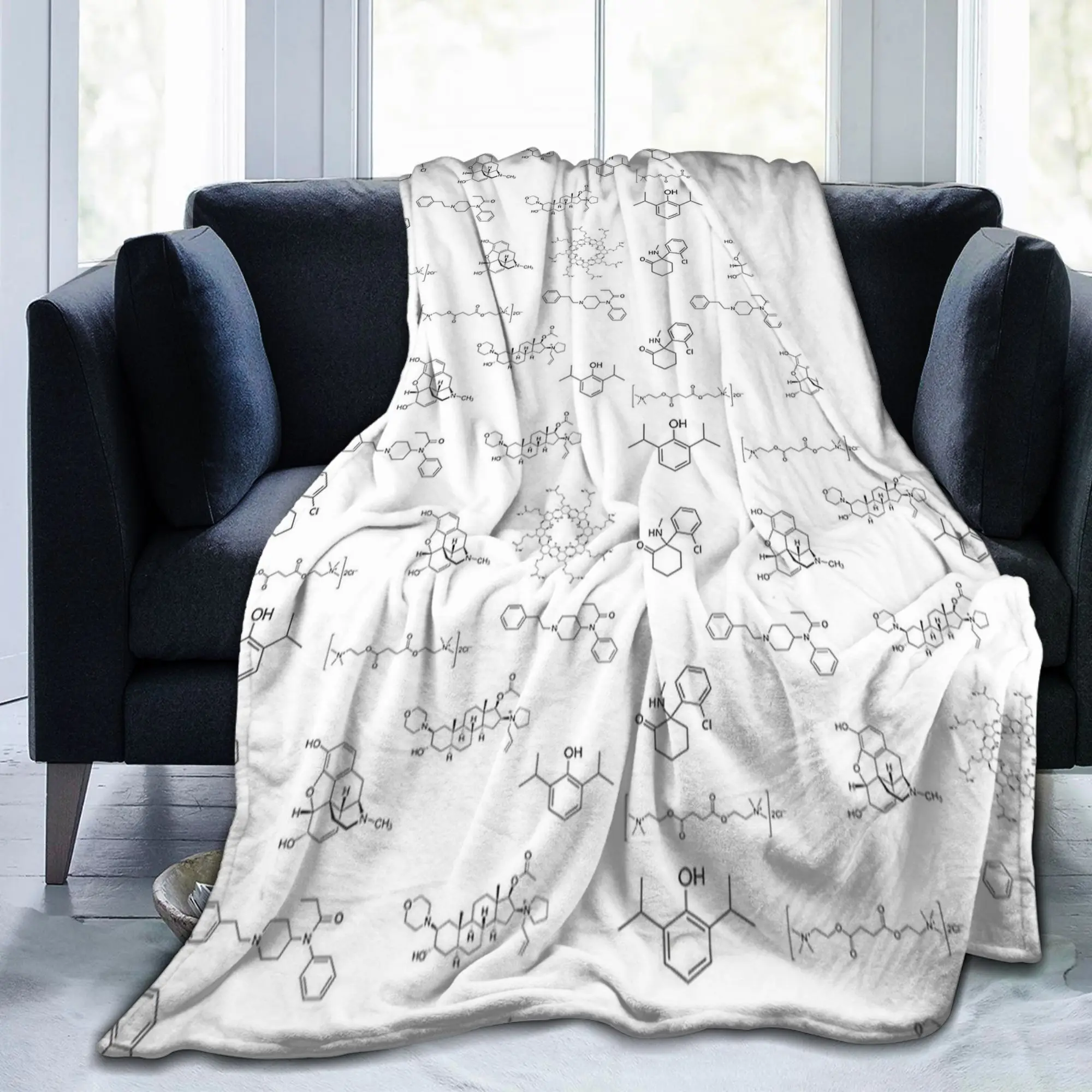 Anesthesia Anesthesiology Structure Medical Blanket Cover Anesthetist Flannel Bedding Throw Blanket Rug Piece Ultra-Decoration