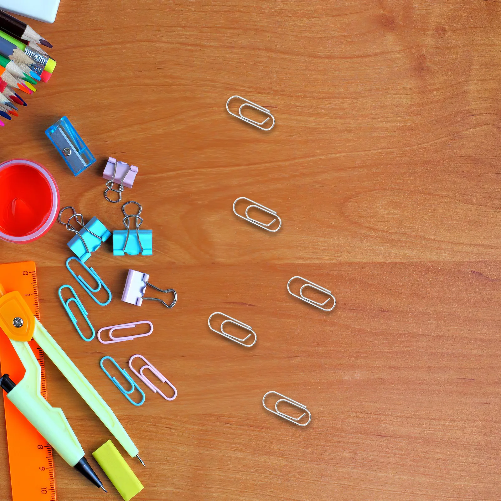 

200pcs Mini Paper Clips Metal Small Binder Clips For Documents Notes Office School Home Tight Grip Fasteners Reusable Memo