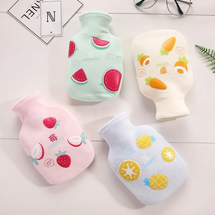 Mini Hot Water Bottle for Kids and Adults - Portable 350ml PVC Water Bag for Warmth and Comfort, Explosion-Proof