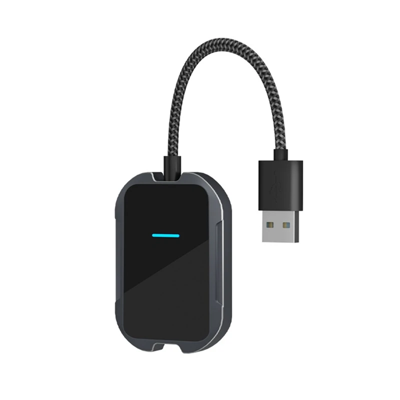 2 in 1 Wireless CarPlay Adapter for Android Auto Wireless Adapter WiFi Type-C USB Plug and Play Carplay Wireless Adapter-ABVP