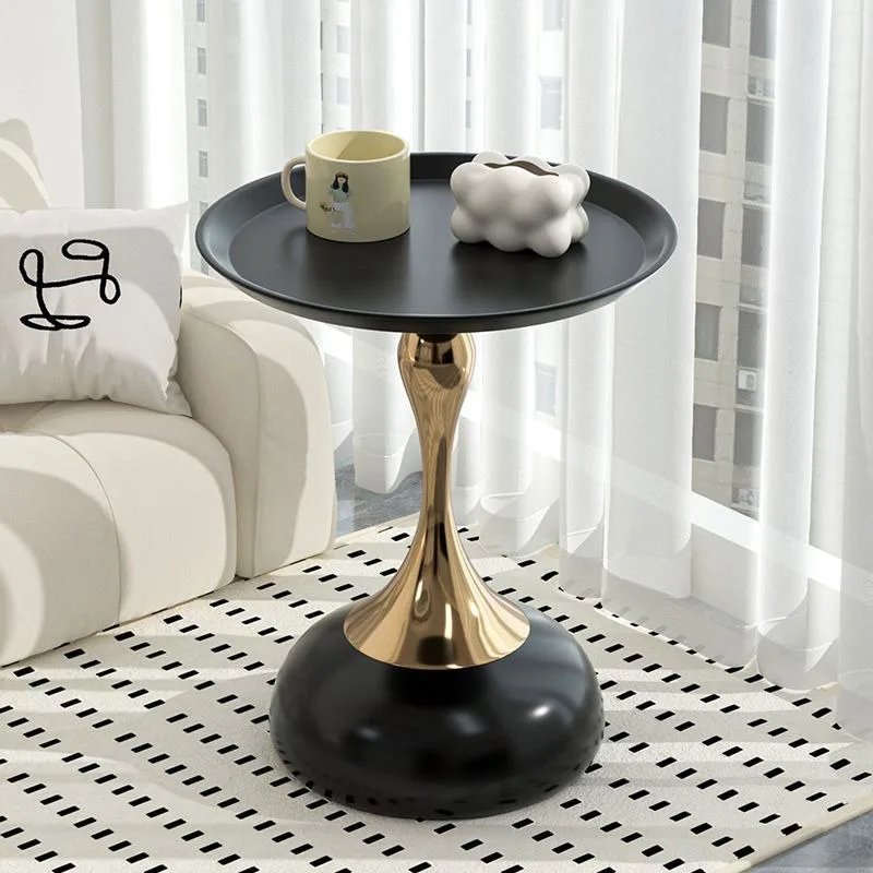 European style wrought iron round table, small unit, sofa, bedroom, bedside, small round table, home furnishings