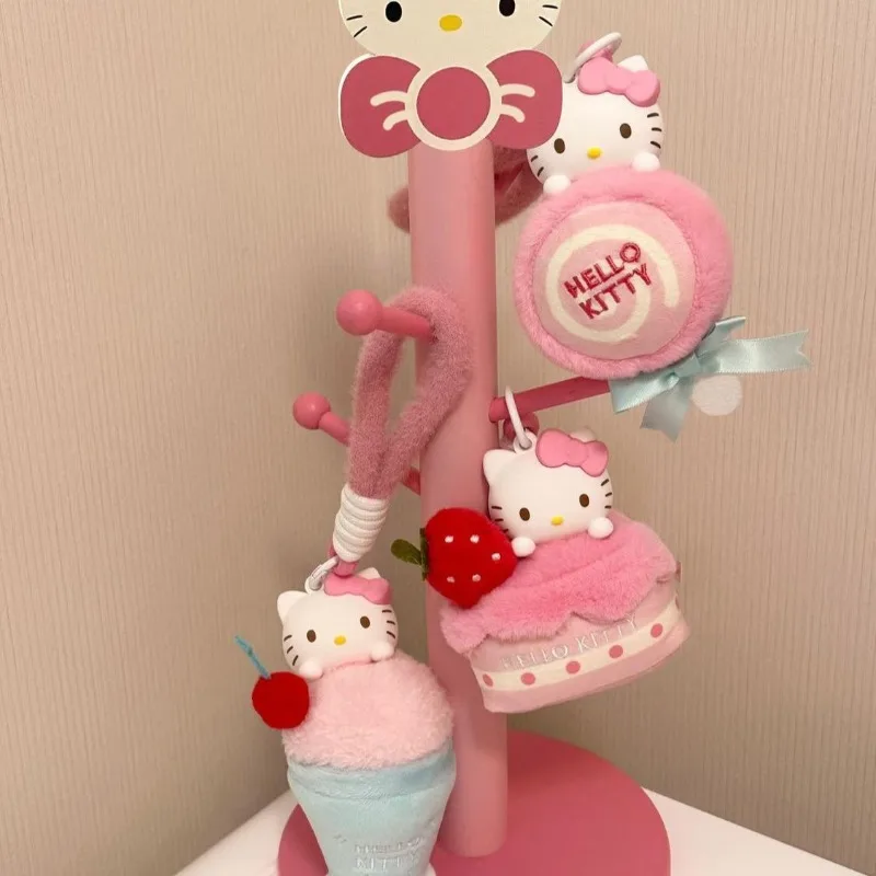 

MINISO SANRIO внешний вид стеллаж для хранения настольных украшений ювелирные изделия подвесная витрина высокий внешний вид Hello Kitty Kawaii