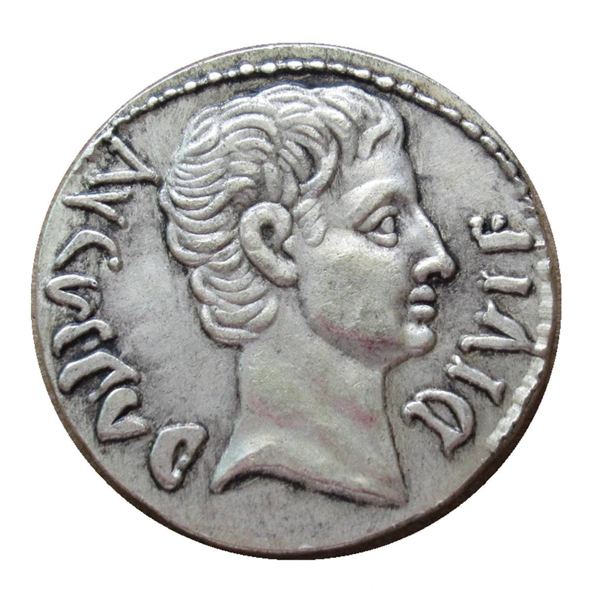 Reproduction Ancient Roman Silver Plated Decorative Commemorative Coin #09