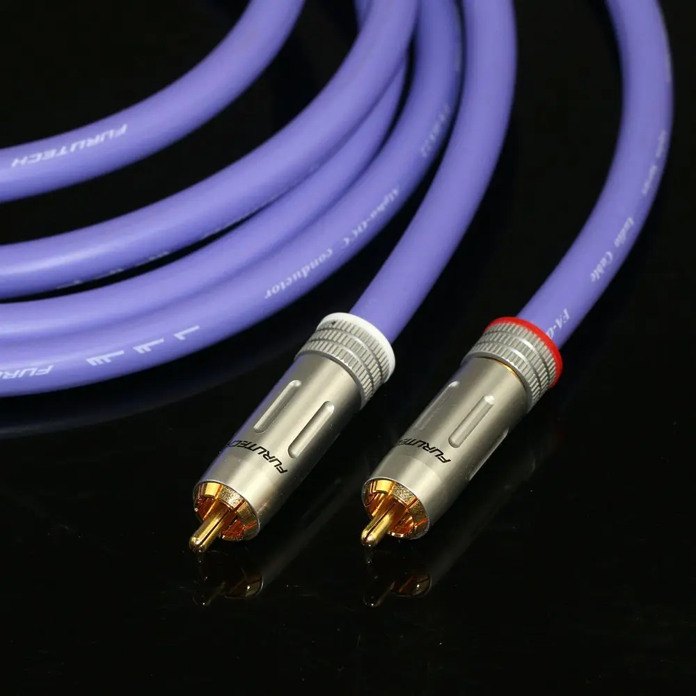 FURUTECH FA- α S22 single crystal copper flagship audio line signal line RCA two to two audio amplifier connection