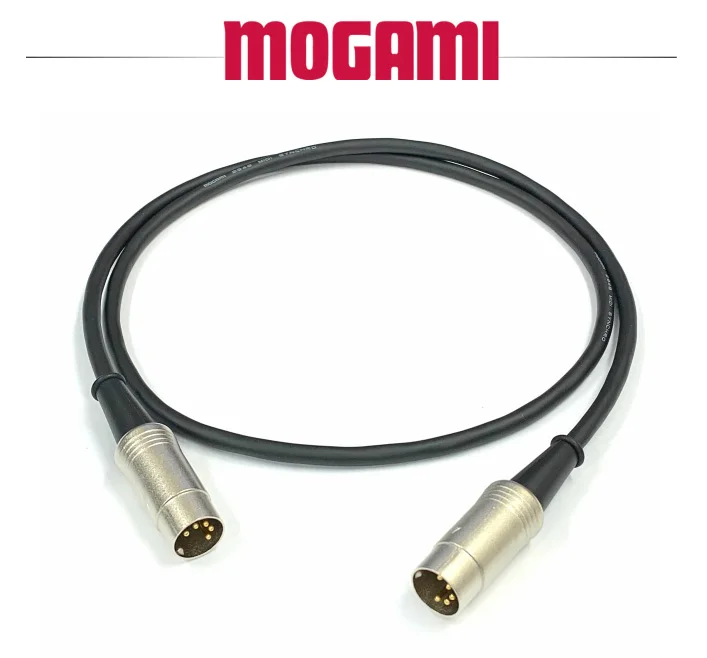 كابل تمديد ميدي من Mogami طراز 2948 كابل تمديد ميدي 5 سنون ذكر إلى 5 سنون لوحة مفاتيح بيانو كهربائي كابل كمبيوتر