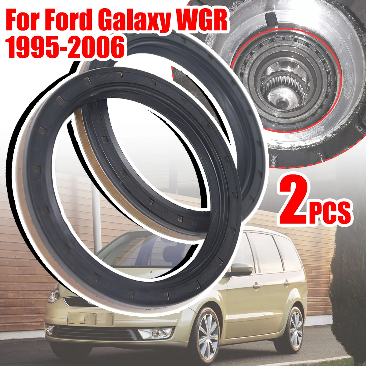 

Large Flange Gearbox Drive Shaft Gasket For Ford Galaxy WGR 1995 - 2006 Oil Seal Driveshaft O-Ring Sealing 02M301189 02M301189B