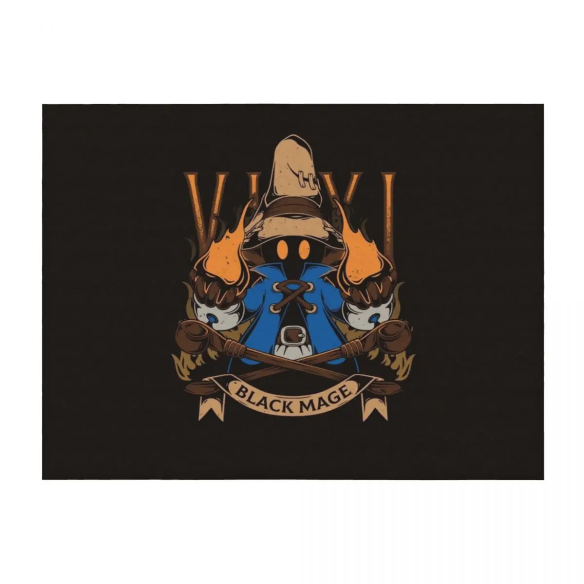 

Vivi Black Mage Throw Blanket Giant Sofa Picnic cosplay anime Hair Blankets